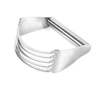 Stainless Steel Dough Cutter Pastry Blender Dough Mixer Whisk Baking Handheld Tool for Pastry Chefs Bakers Home Cooks Metal 4.45inch 73g