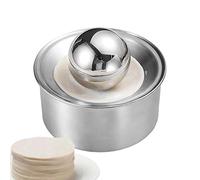 Stainless Steel Dough Press 10x5cm - Dumpling Shovel and Dough Sheets | Manual Machine for Dumplings Empanadas Kitchen Home Restaurant | Non Stick Easy to Use Dura
