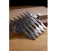 Stainless Steel Dovetail Marker Gauge, 0.2mm Precision Layout Ruler for Woodworking, 45-305mm Adjustable Range