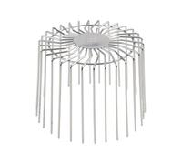 Stainless Steel Downpipe Filter Anti-Clogging Roof Drain Gutter | Rust-resistant stainless steel construction keeps your downpipe clear of leaves and debris throughout the year.