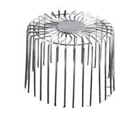 Stainless Steel Downspout Strainer Mesh Cap Outdoor Balcony Drain Cover Rain Pipe Guard Anti-Clogging Gutter Protector Outdoor Balcony Drainage Cover