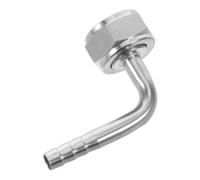 Stainless Steel Draft Beer Faucet Elbow Connector with Hex Nut