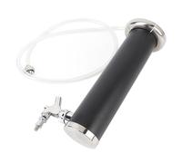 Stainless Steel Draft Beer Tower, Dismantling 3 Inch Column Draft Beer Tower Dispenser Kit, Single Tap Draft Beer Tower for Parties, Pubs, Restaurants (Black)