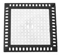 Stainless Steel Drain Cover, 123mm Square, Hair Catcher Bathroom Filter, Prevents Clogs, 304 Steel, Modern Home Sink(Double)