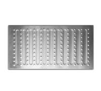 Stainless Steel Drain Cover 58x30cm Hole-Free Design for Pools Kitchens markets Restrooms - Easy to Clean Safe and Stylish Drainage Solution