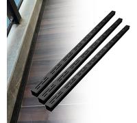 Stainless Steel Drain Cover Grate Kit - 3 pcs Linear Gutter Drainage Solution for Patios & Yards Narrow Trench Drain Channel