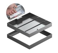 Stainless Steel Drain Cover - High Load Capacity Manhole Lid, Outdoor Gutter Grille, Durable Heavy-Duty Design, 13"x13" (33x33cm)