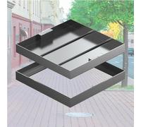 Stainless Steel Drain Cover with T-Handle, Easy Access Design Grate for Outdoor and Indoor Use