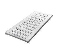 Stainless Steel Drain Grate Non-Slip Cover for Kitchen Bathroom or Technical Drainage (9.8x22.8in/25x58cm) - Easy to Clean Anti-Rust Design