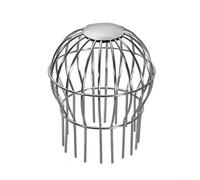 Stainless Steel Drain Grate Roof Drainage Ditch Cover Leaf Guard Gutter Screen Debris Guard Moss Guard Rain Pipe Cap Silver 50mm to 160mm(110MM)