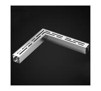 Stainless Steel Drain Grate Set - Slim Outdoor Trench Drain for Walkways Patios Decks Showers & Parking Lots Rectangular Drainage System Heavy Duty & Rust Resistant