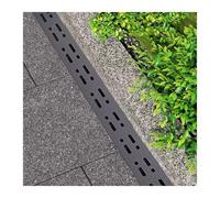 Stainless Steel Drainage Kit 50 x 5 x 4 cm Low Profile Channel Drain Solution for Outdoor Patios Walkways Bathrooms and Kitchens for Efficient Water Flow