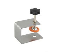 Stainless Steel Drawer Mounting Clamp, Adjustable Screw Fixing for Secure Front Panel Installation, for Ideal for Woodworking Cabinet Assembly(1PCS)