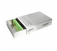 Stainless Steel Drawer Type Slag Box Commercial Coffee Knock Out Box Drawer Knockout Grounds Espresso Waste for Coffee Shops Milk Tea Shops and Hotels