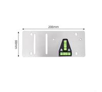 Stainless Steel Drawing Locator for 86 & 118 Type Socket Box, 3/4/5 Panel Switch Template Positioning Tool for Wall Painting, Ceiling and Trim(118 Type)