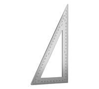 Stainless Steel Drawing Triangle Carpenter Square Double Side Scale Triangular Ruler for Easy Handling Woodworking Measuring and Marking Tool