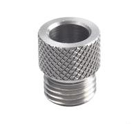 Stainless Steel Drill Sleeve Bushing 3-10mm Thread for Woodworking Drill Guide, and Dowel Jig, Precision Wood Drilling Locator Tool Easy to Install(10mm)
