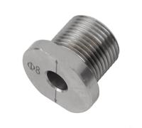 Stainless Steel Drill Sleeve Bushing 8mm or 15mm for M20 | Dowelling Jig, Precision Wood Drilling Guide Locator for Accurate Hole Punching in Woodworking Projects(8mm)