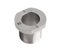 Stainless Steel Drill Sleeve Bushing Set for Woodworking - 8mm & 15mm Hole Locator Guide with M20 Dowelling Jig for Precise Drilling, Non-Slip(8MM)