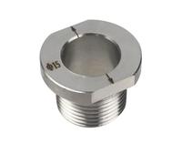 Stainless Steel Drill Sleeve Bushing Set for Woodworking - 8mm and 15mm Hole Locator Guide with M20 Dowelling Jig for Precise Drilling (15mm)