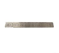 Stainless Steel Drill String Thread Gauge for Oil Drilling, Compatible with NC/REG/IF/FH Types, Precise 15 cm Double Scale Measuring Tool, and Wear-resistant for Construction Sites, Portable