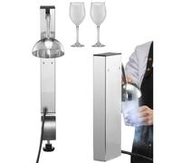 Stainless Steel Drink Chiller, 6-Second Rapid Cooling to -45℃, Instant Beverage Cooler for Wine, Cocktail, Champagne