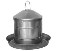Stainless steel drinking trough for chickens Duvoplus