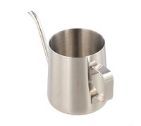 Stainless Steel Drip Coffee Kettle Featuring Elongated Spout and Balanced Handle for Steady Pouring in Manual Brewing Processes (sliver 250ml)