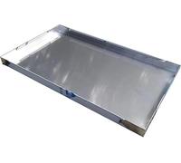 Stainless steel drip tray for air conditioning, washing machines and | Refrigerators Automatic Portable Water Collection Drain Tray Oil Collection Tray(100x50cm(39x20in))