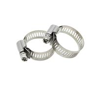 Stainless Steel Drive Hose Clamps Adjustable Water Pipe Tri Gear Worm Fuel Tube Spring Cramps Fixed Clip,6,12mm 2pcs(6-12mm 10pcs)