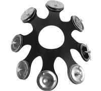 Stainless Steel Drum Cymbals Replacement Tambourine Drums Bells Cymbals Stand Tambourine Attachment Percussion Instrument Accessories
