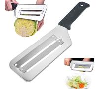 Stainless Steel Dual Blade Cu/tter,Stainless Steel Shredder Kn/IFE,Double-Layer Slicer,Cabbage Slicer Shredder,Vegetable Slic/er,Sl/icers and Vegetable Cu/tters,Potato Sl/icer,Multifunctional Grater