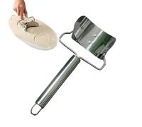 Stainless Steel Dumpling Wrapper | Rotating dumpling press | Rotating Dumpling Cutter | Dumpling cutter with revolving handle, Rotating dumpling dough cutter, Dumpling skin cutter with rotation,