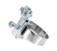 Stainless Steel Earth Band Clamp 8-120mm Adjustable(4PCS) | Adjustable 8-120mm range, fits most pipes, secures ground straps, for flash rods, structural steel applications