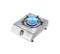 Stainless Steel Efficient Tabletop Cooker Single Burner Gas Hob,Indoor Gas Cooker,with Flame Failure Protection,for Home(LPG)