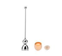 Stainless Steel Egg Cracker & Opener - Topper & Cutter for Hard or Soft Boiled Eggs