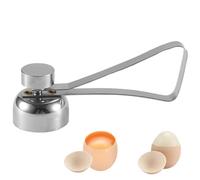 Stainless Steel Egg Cracker Tool, Single Head Egg Opener for Hard Boiled Eggs, Easy Shells Removal Kitchen Gadget, Día de Pascua