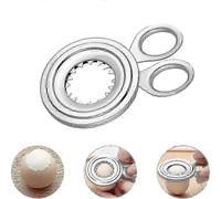 Stainless Steel Egg Cutter, Hard Boiled Egg Cutter, Egg Cracker, Scissors, Shell Opener, S202412303511