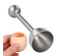 Stainless Steel Egg Opener - 13.7 cm 36 g Ergonomic Practical for Quail and Raw Eggs, Wear-resistant Design for Kitchen and Baking, Easy Cleaning, Quick and No D Use