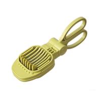 Stainless Steel Egg Slicer 21cm Scissor Handle(green)