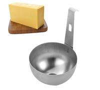 Stainless Steel Egg Thief - Poached Deep Cavity Egg Spoon with Hanging Hook, Nonstick Egg Cooker for Wall Mount on Pot, Professional Egg Steamer and Dessert Server for Home Restaurant