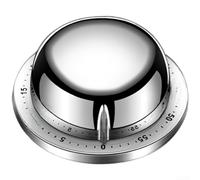 Stainless Steel Egg Timer Mechanical Wind Up No for battery Stainless
