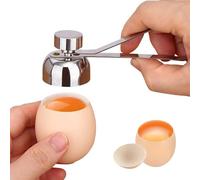 Stainless Steel Egg Topper, Cutter Handheld Egg Opener Kitchen Gadget for Raw or Soft Hard Boiled Egg, Dishwasher Safe