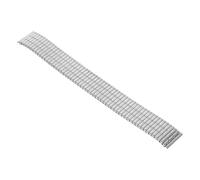 Stainless Steel Elastic Watch Strap with Polished Finish, 18Mm Width, Universal Fit for Smart and Classic Watches, Secure Clasp, Minimalist Design for Casual and Formal Wear