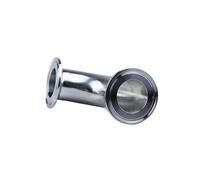 Stainless Steel Elbow, 1pc 1.5" 2” 3” 4” Tri Clamp X 38mm 51mm 91mm 102mm Pipe OD 304 Stainless Steel 90 Degree(19mm x Ferrule 50.5)