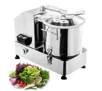 Stainless Steel Electric Chopper,Commercial Meat Vegetable Food Processor,2000W Adjustable Speed Food Chopper with Visible Transparent Window