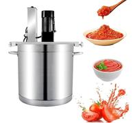 Stainless Steel Electric Food Mixer - Automatic Pot Stirrer with 4-Blade Scraper for Jam, Sauce, Soup, Chocolate Paste | Commercial-Grade Heat Mixing Machine for Cooking & Seasoning(Size:40x40cm/40L)