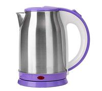 Stainless Steel Electric Kettle, Quiet Boil Kettle Electric Tea Kettle Water Kettle Electric Kettle with Boil Dry Protection Automatic Shut Off 2 Litre Bpa-Free Energy Efficient,One Size,Purple