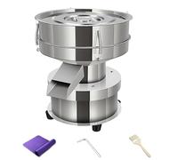 Stainless Steel Electric Vibrating Sieve Machine Sifters,Electric Vibrating Sieving Machine,Automatic Sieve Shaker Vibrating Sieve Machine,For Powder Particles 15CM-120mesh