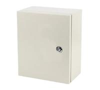 Stainless Steel Electrical Box, Lockable Distribution Box Cold-Rolled Steel Mount Plate Ground Multisize Kit(40x30x20cm)